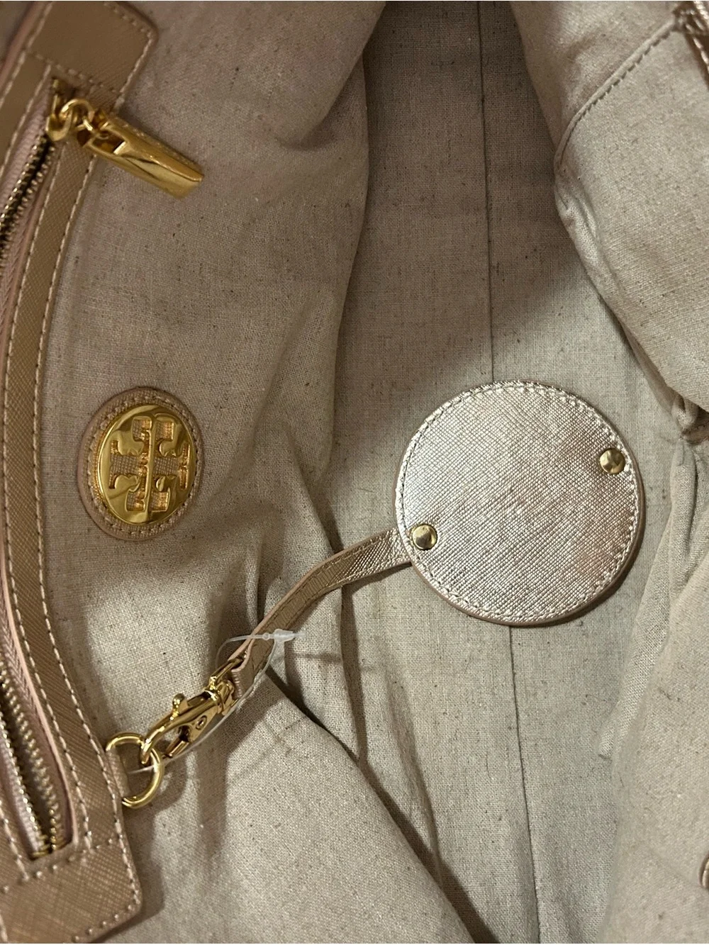 Tory Burch Rose Gold Bag